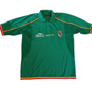 Vintage Bolivia National Soccer Team Atletica Jersey.  No Size Tag.